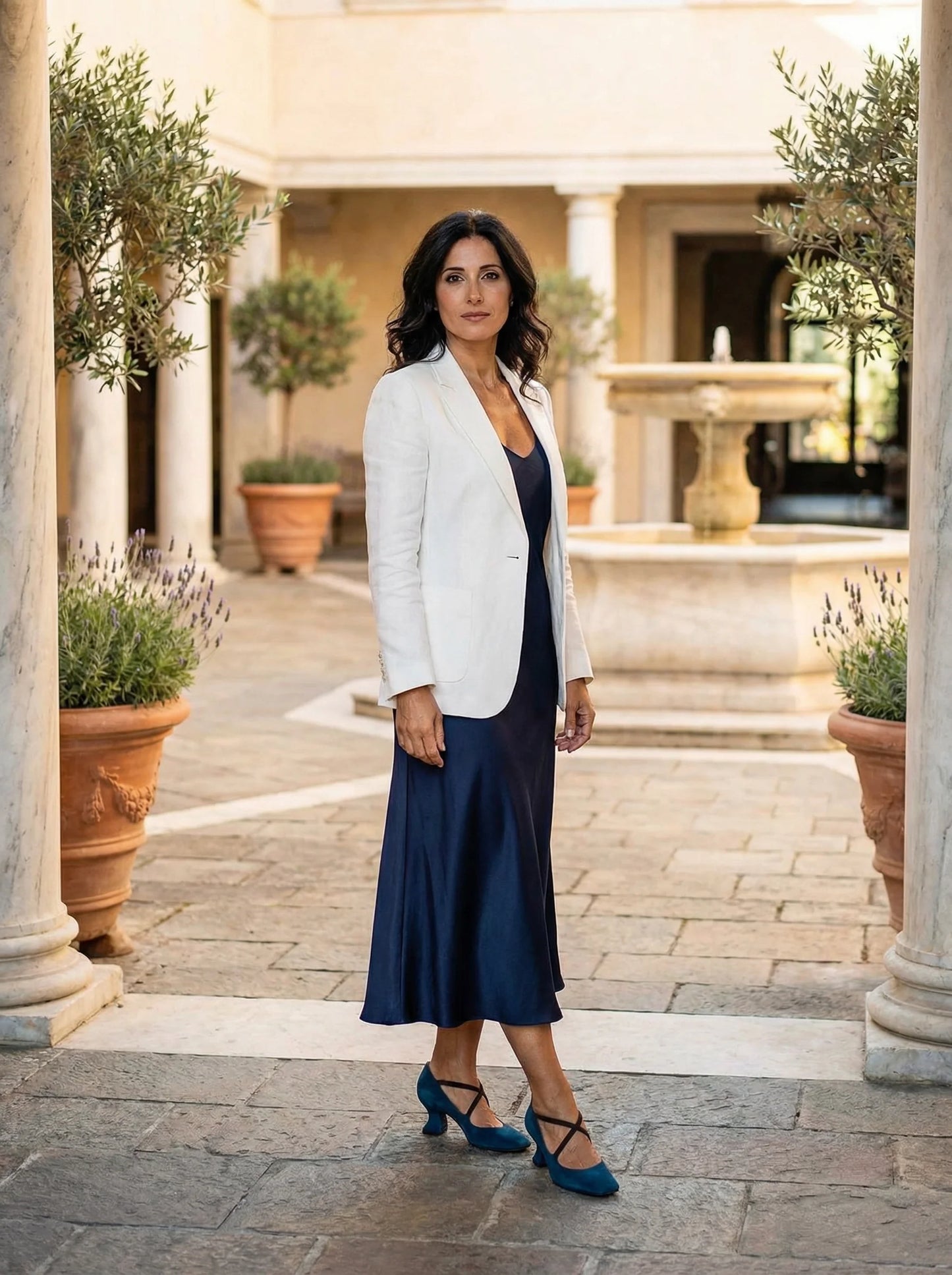 Zaffiro Cross – Blue Heel with a Comfortable Fit