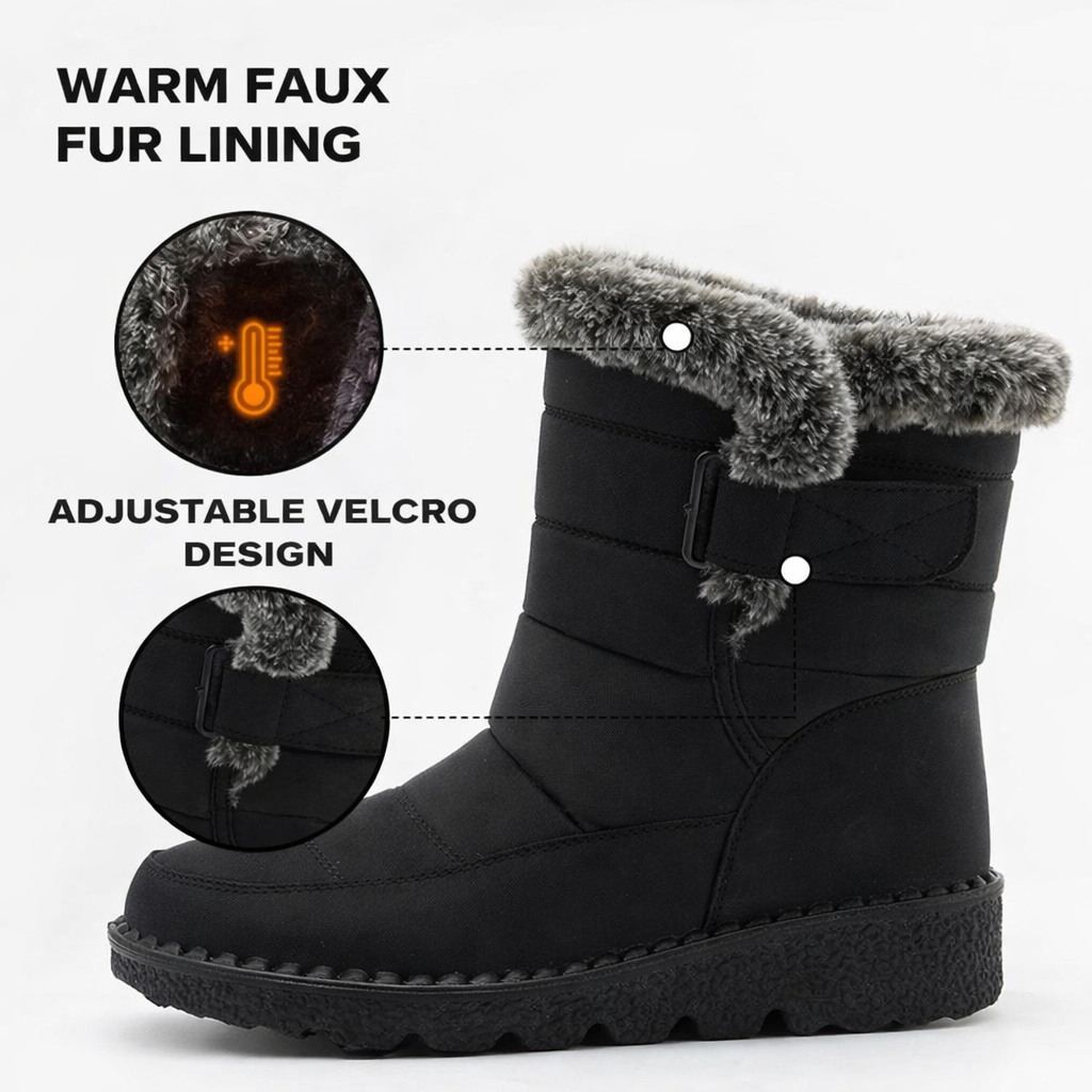 Brielle™ Winter Boots – Warm, Non-Slip & Water-Repellent