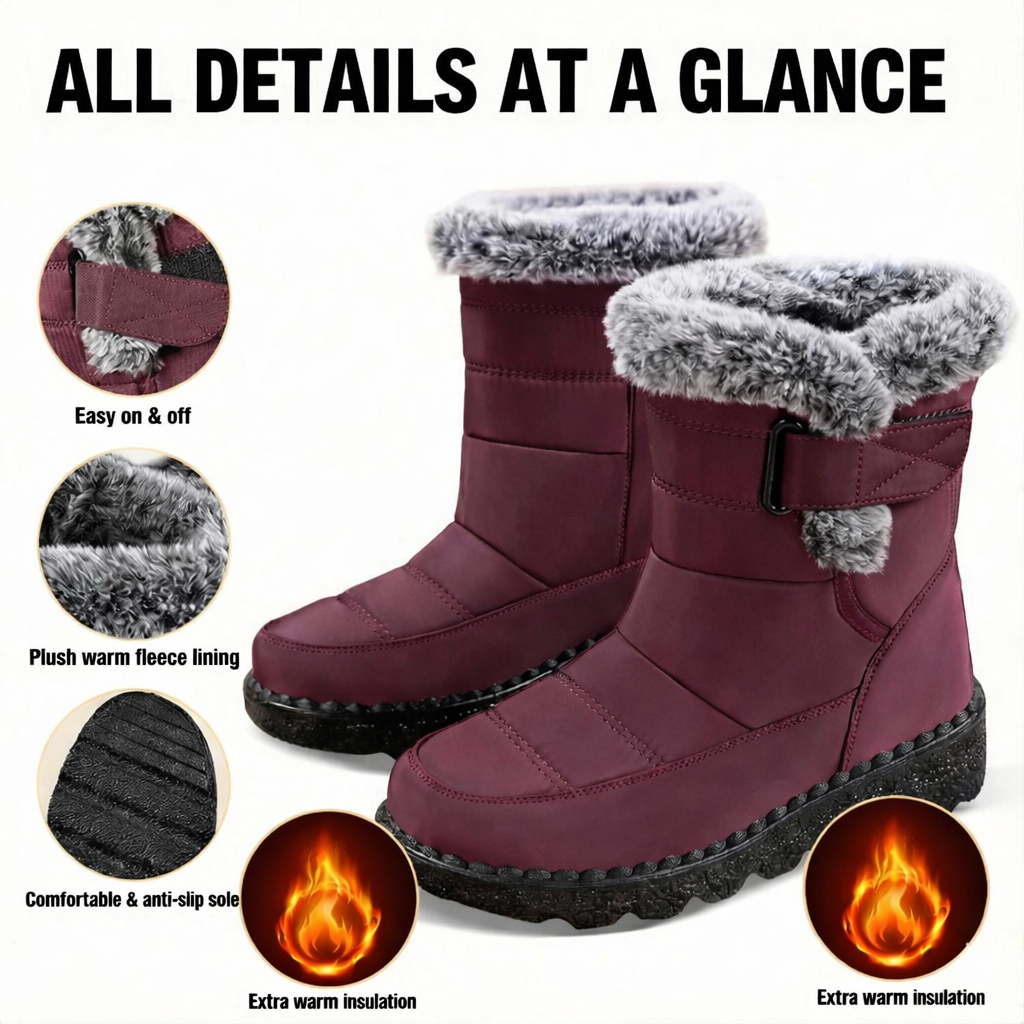 Brielle™ Winter Boots – Warm, Non-Slip & Water-Repellent