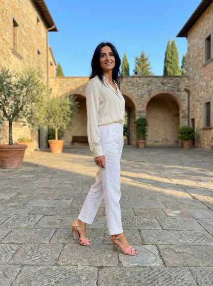 Estate Romana – Heeled Sandal with Soft Ankle Strap