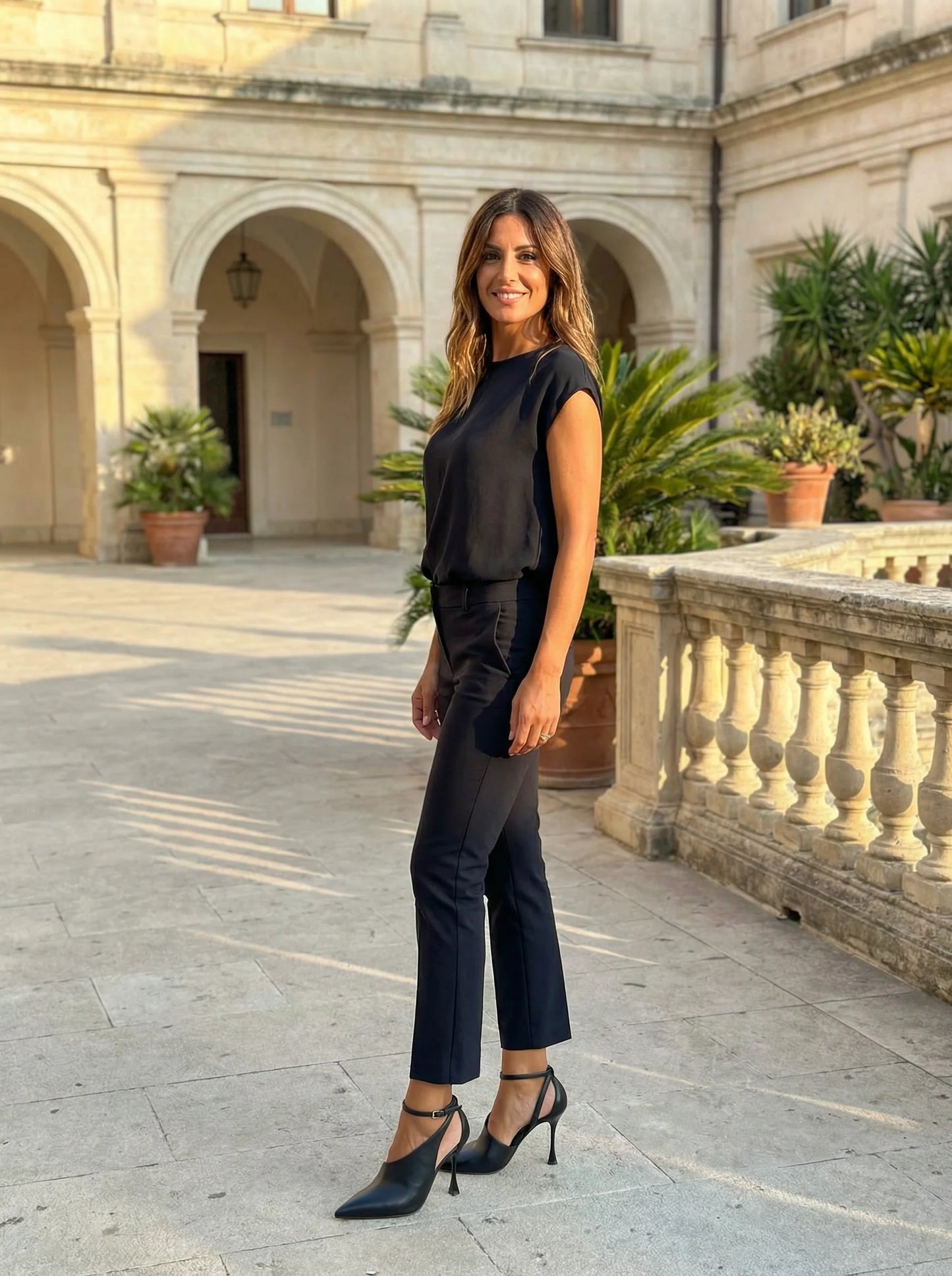 Smeraldo – Green Heeled Sandal with Soft Ankle Strap