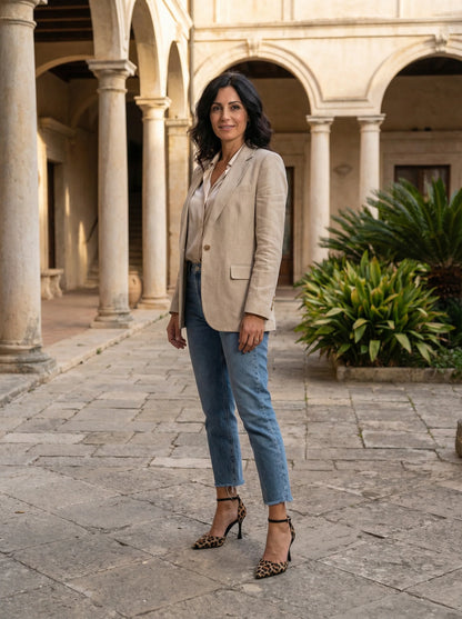 Cielo – Sky Blue Heeled Sandal with Soft Leather