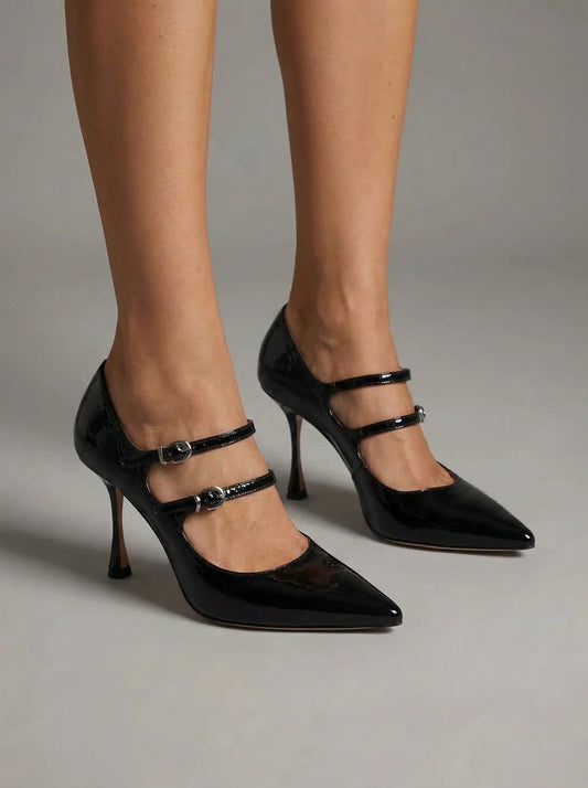 Bella Notte – Chic Black Heeled Sandal
