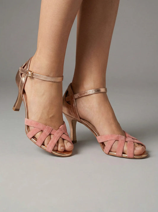 Estate Romana – Heeled Sandal with Soft Ankle Strap