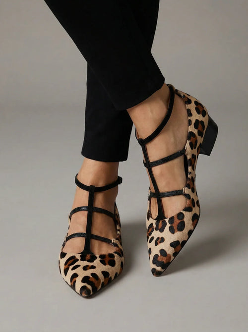 Gioia Ballet Flat – Animal Print Comfort Shoe