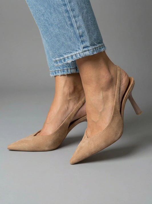 Essenziale Nude – slingback para el día a día